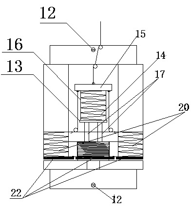 Multilayer blade-typed multipoint displacement metre anchor head used for soft soil layer