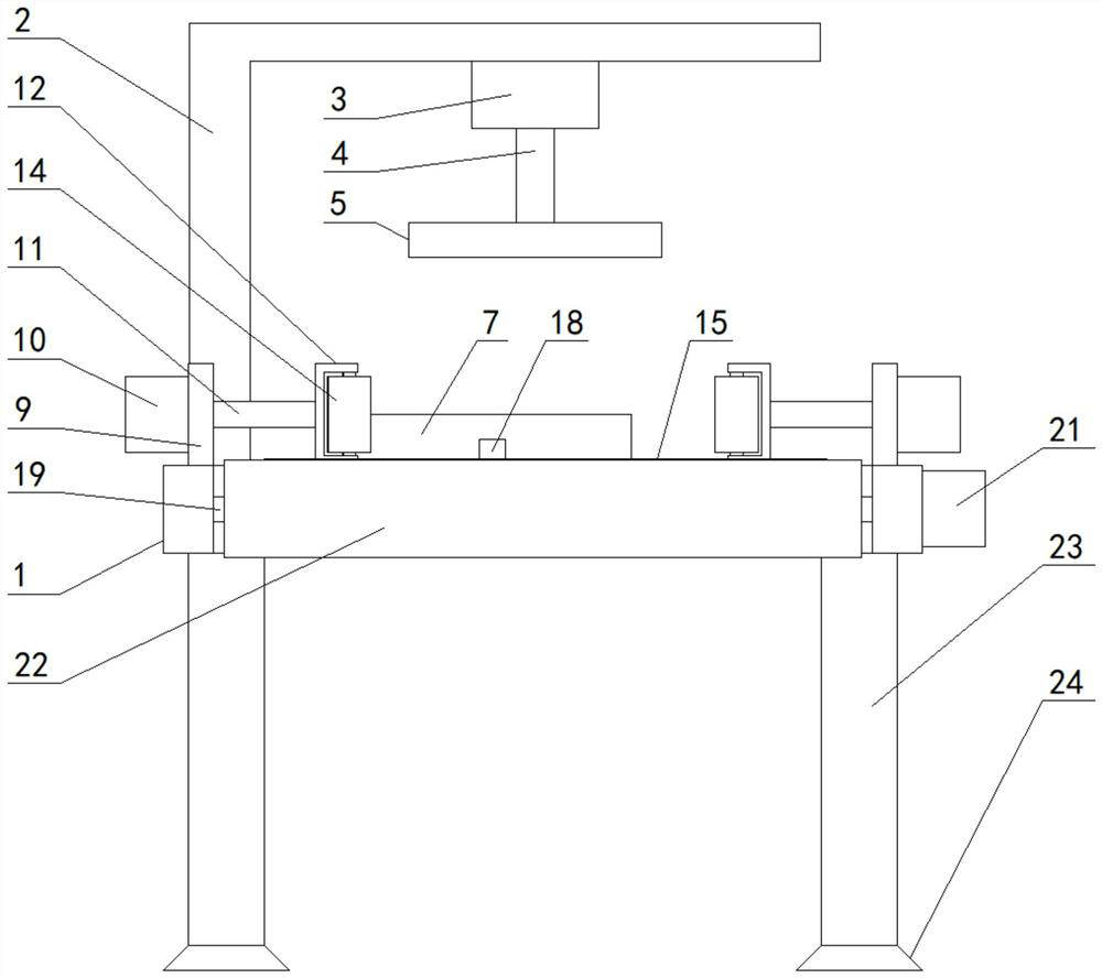 High-precision railhead forging hydraulic press