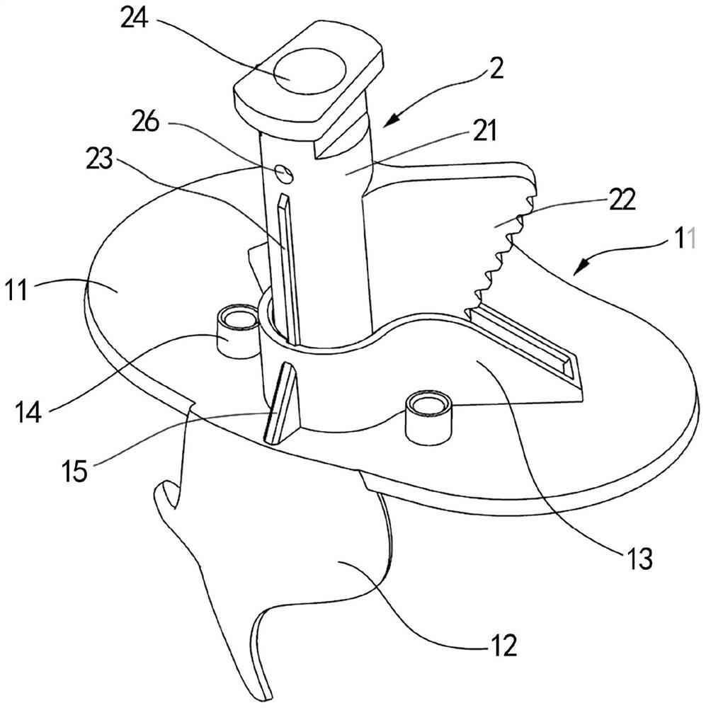 Modification assembly for tibial plateau osteotomy surface