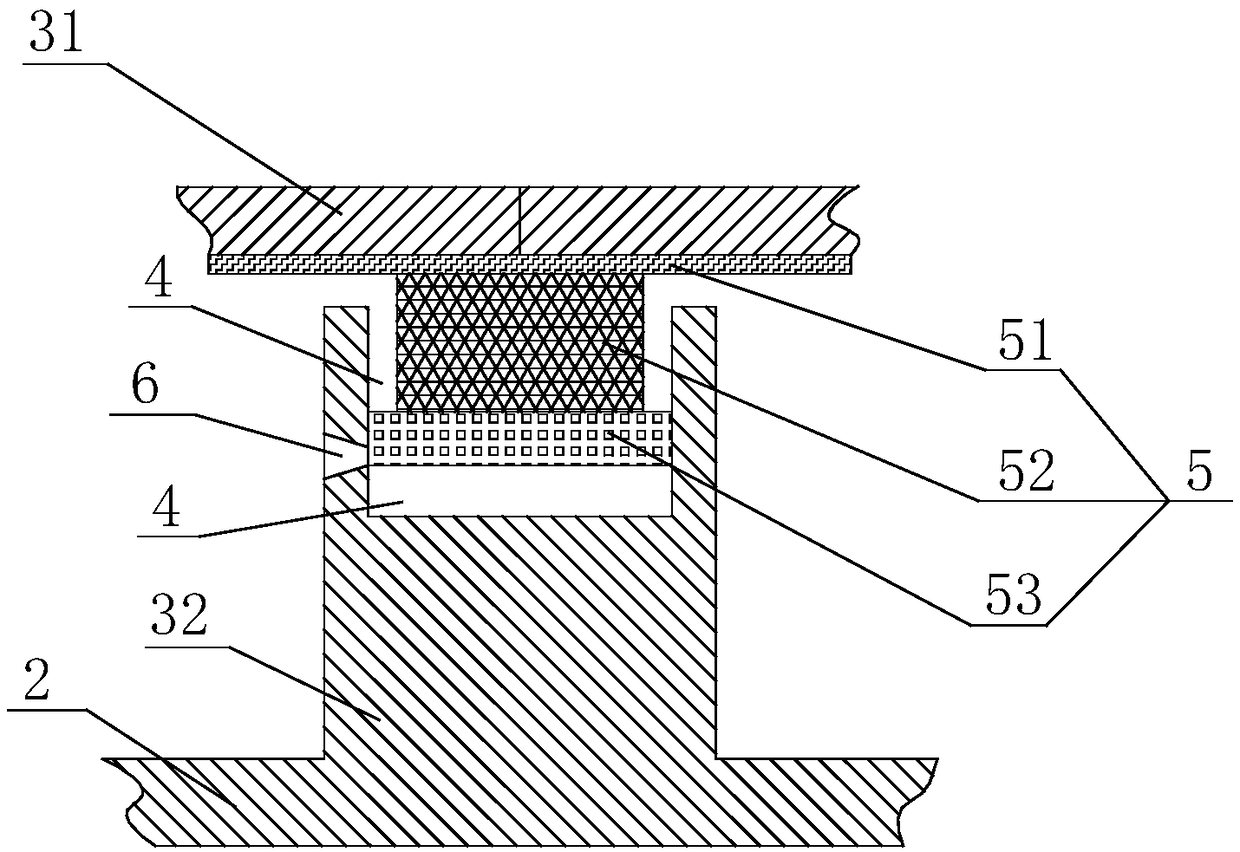 Floating type axial sealing structure