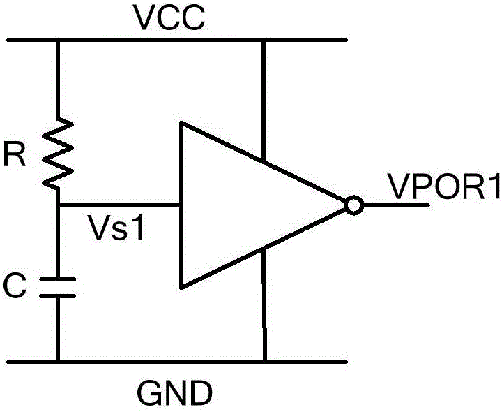 Power supply voltage electrification detection circuit and achieving method for electrification detection