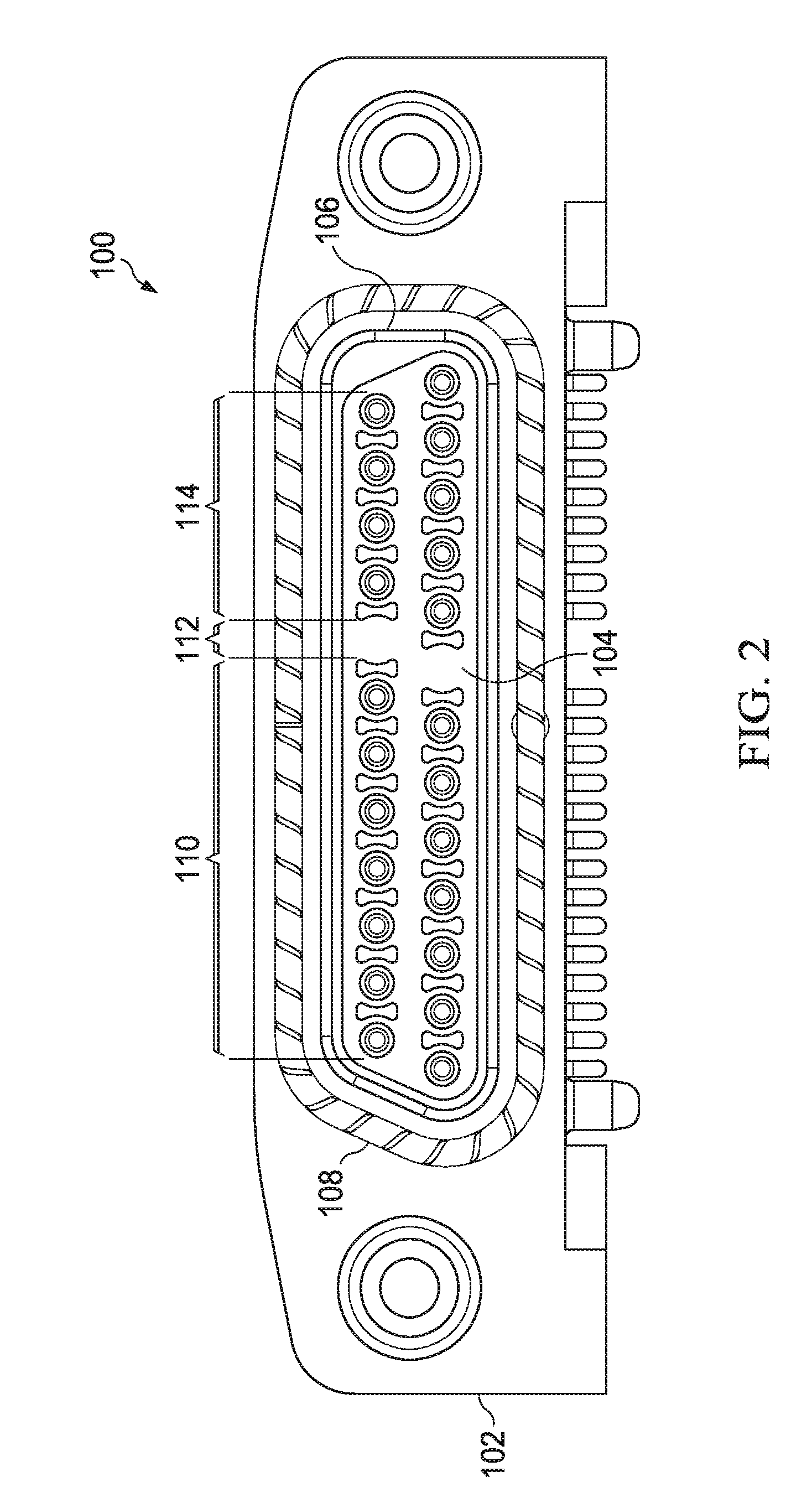 Insulator with Air Dielectric Cavities for Electrical Connector