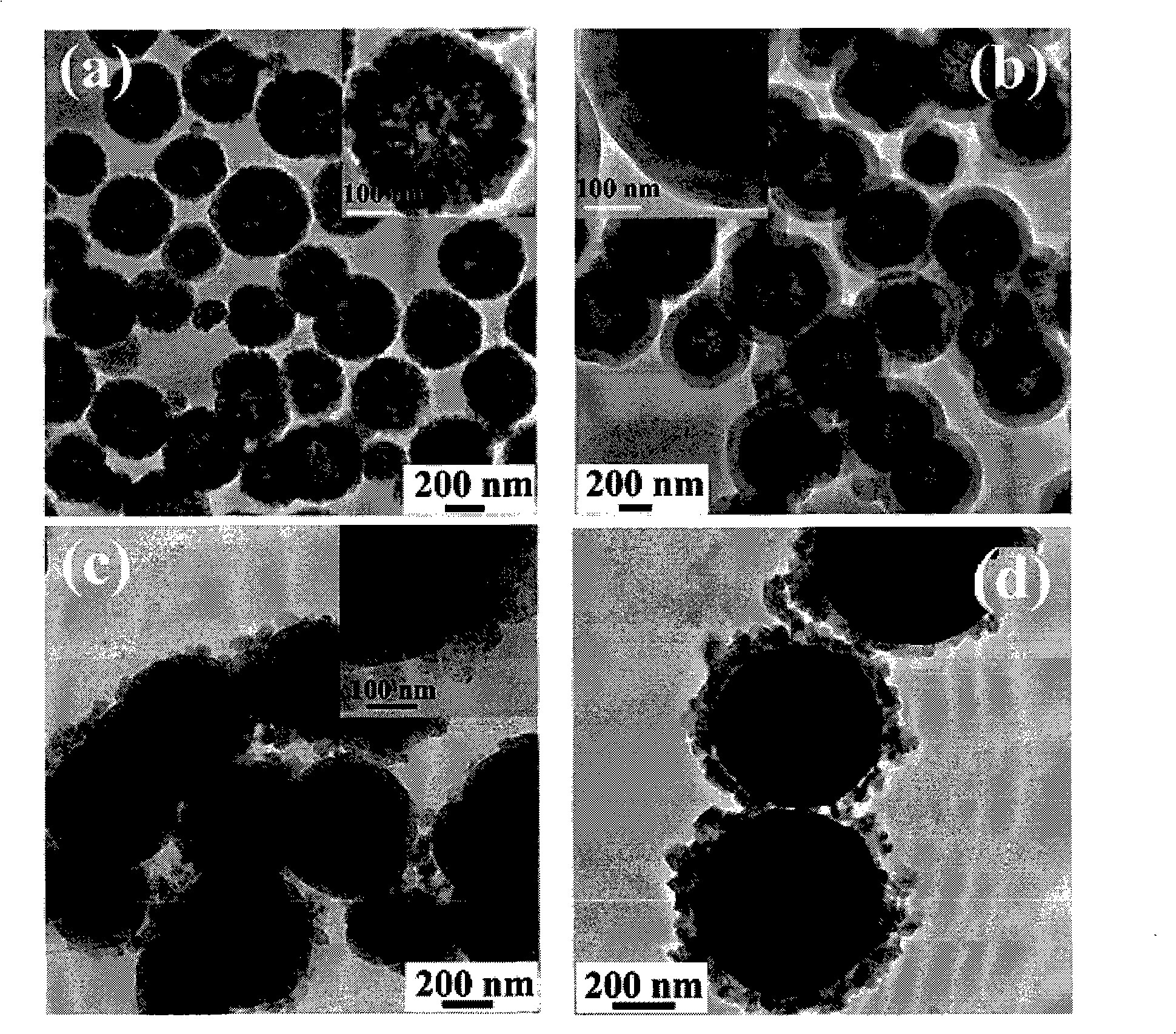 Magnetic inorganic nano corpuscle/zeolite nucleocapsid type composite microsphere and preparation method thereof