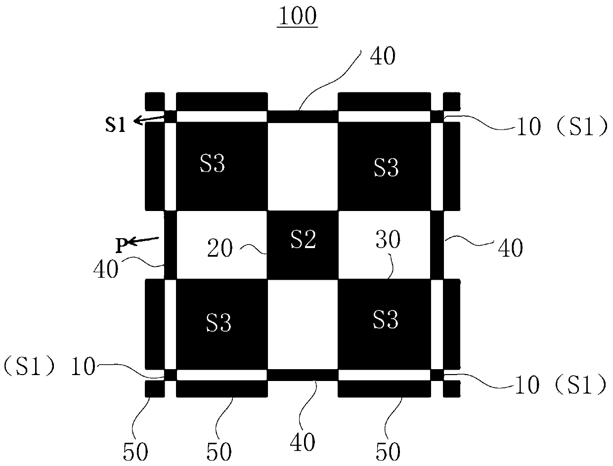 Multi-value metering standard device and preparation method thereof