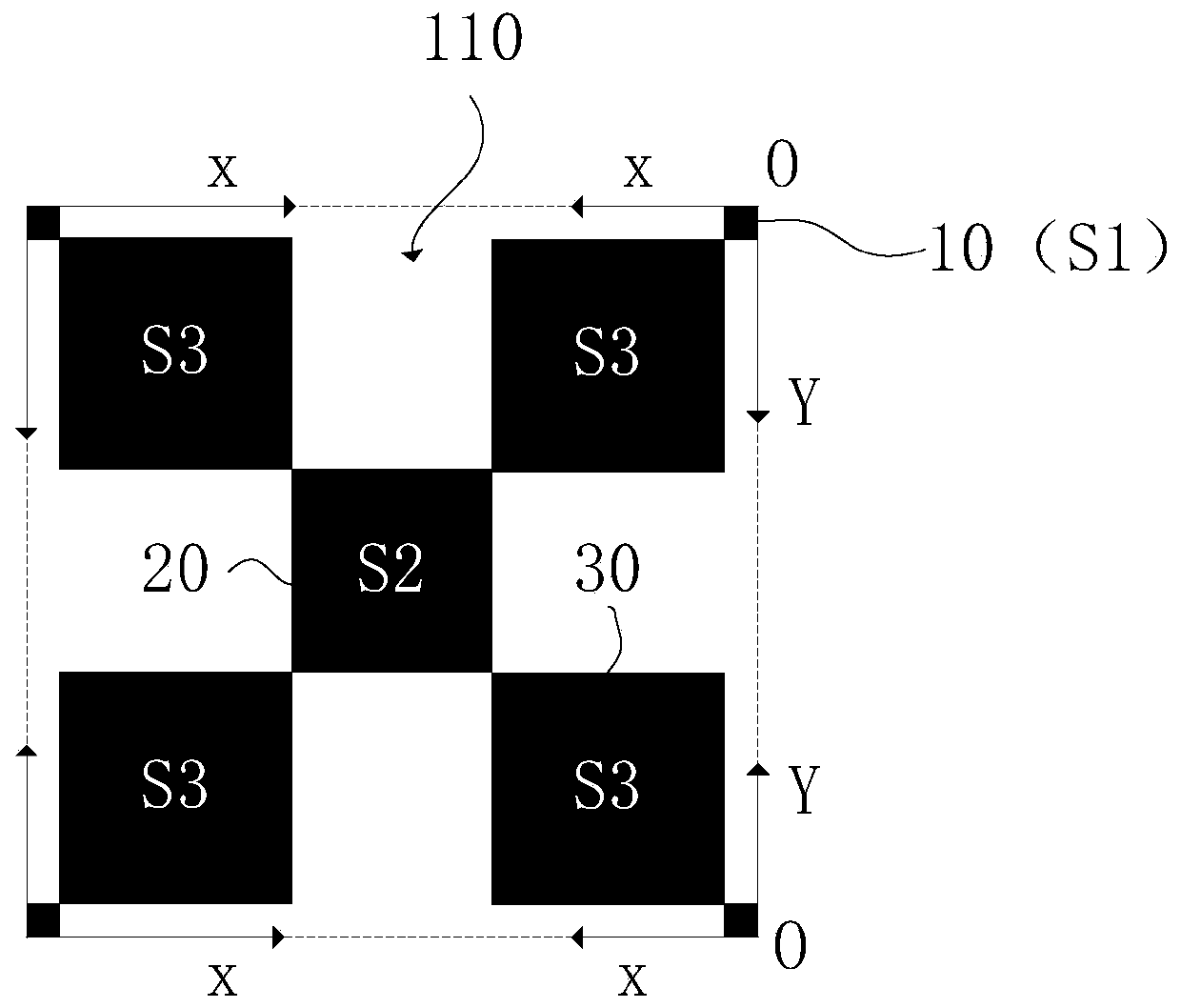 Multi-value metering standard device and preparation method thereof