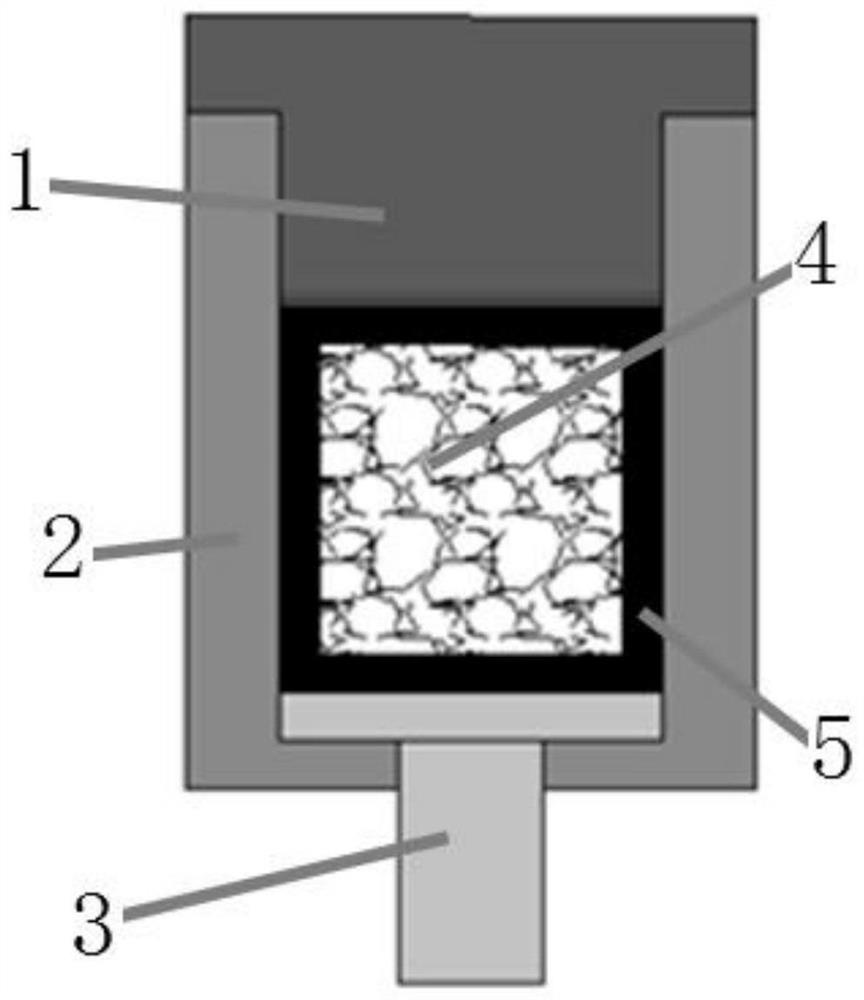 Array type ceramic preform sintering unit monomer and high-throughput pressureless sintering method