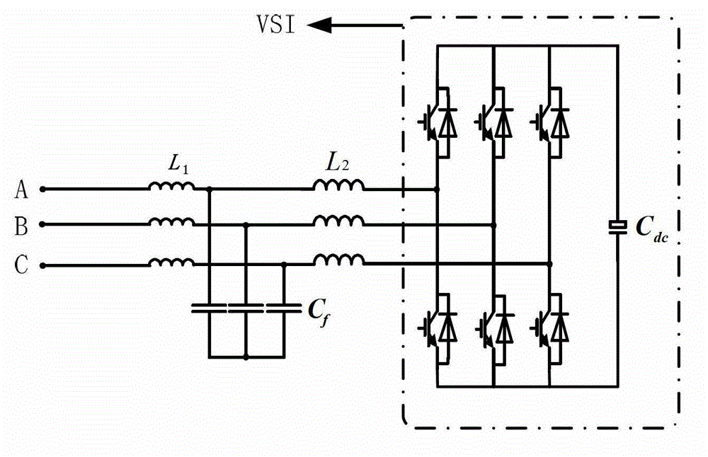 Active electric power filter device with self-testing function and testing method