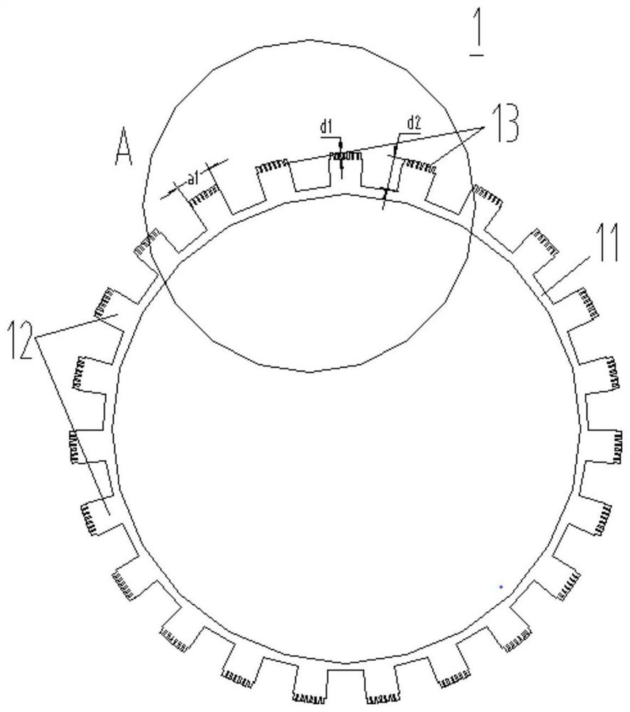 Magnetism adjusting ring, magnetism adjusting ring assembly, magnetic gear and composite motor