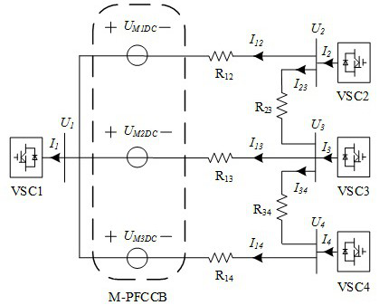 Three-port DC power flow controller topology with fault removal capability