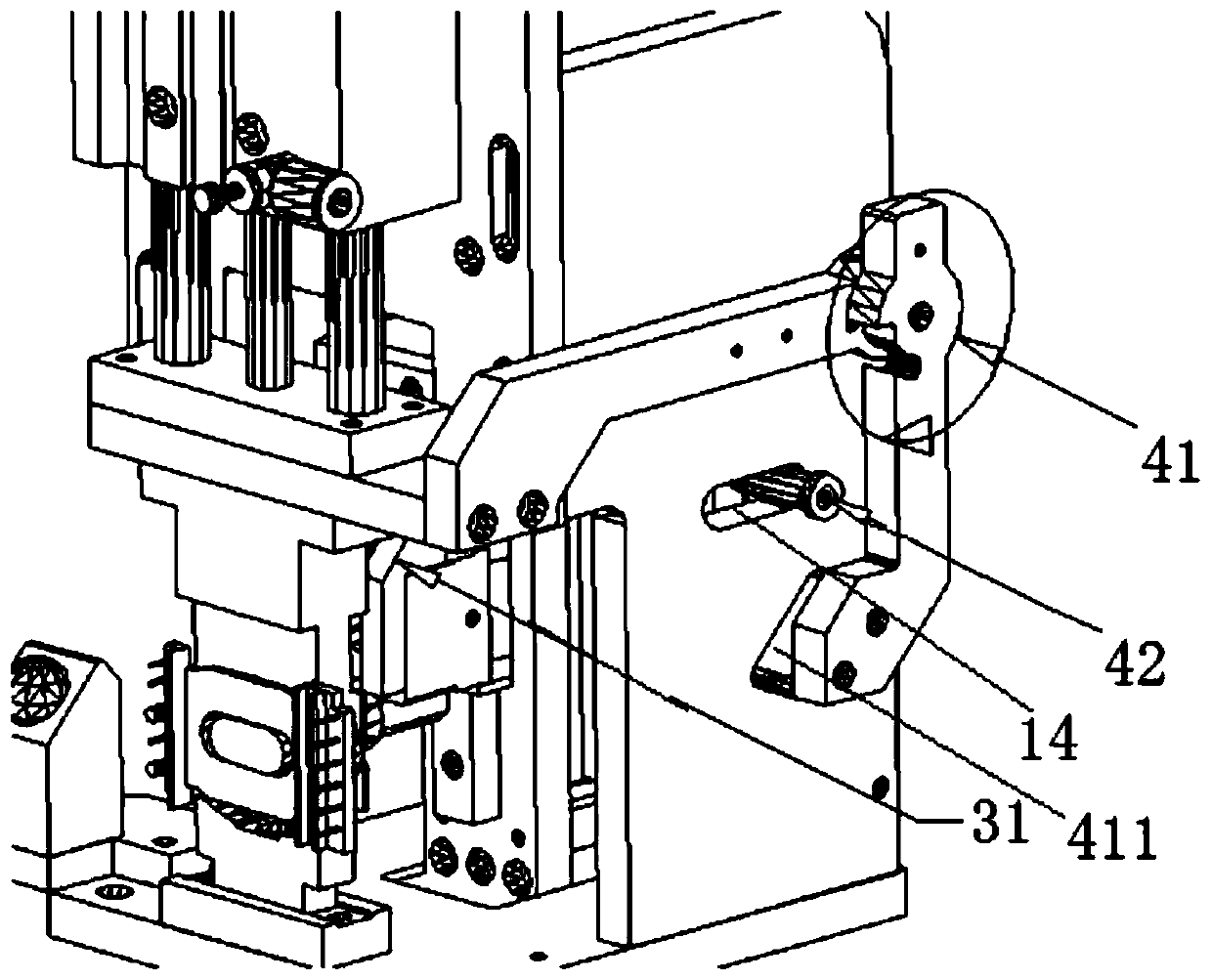 Transformer automatic shaping machine