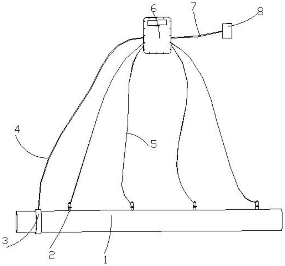 Ultralow-power-consumption pipe explosion detection device