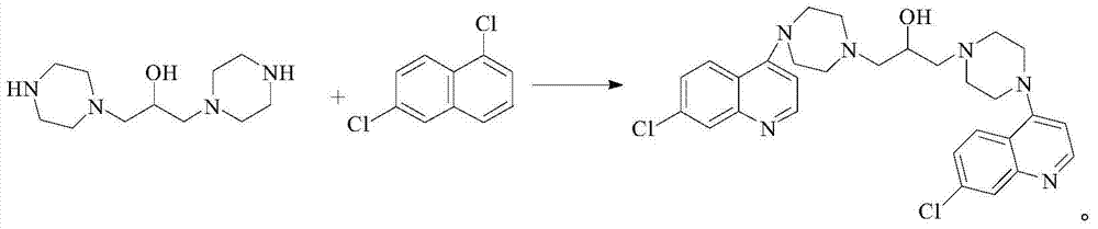 Preparation method of hydroxypiperaquine and phosphate thereof