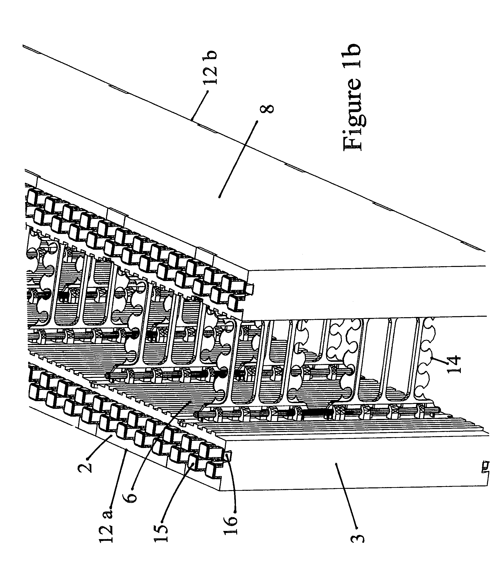 Insulated concrete wall forming system and hinged bridging webs