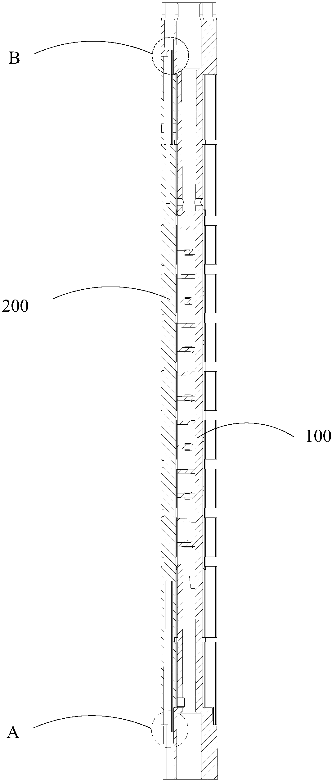 Membrane element pipe fitting, tool thereof, spiral wound water-saving membrane element, and water purifier