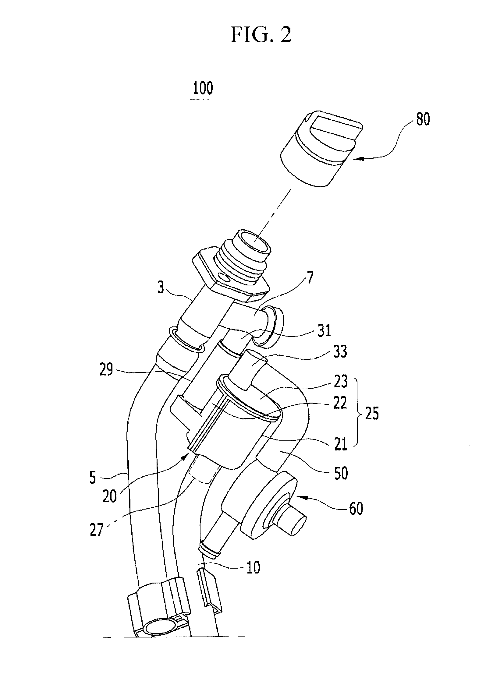 Urea injection device for selective catalyst reduction device