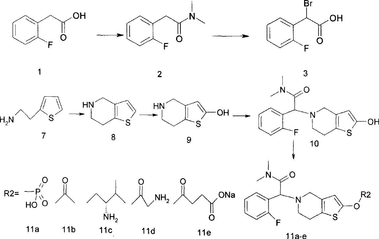 New thienopyridine compound
