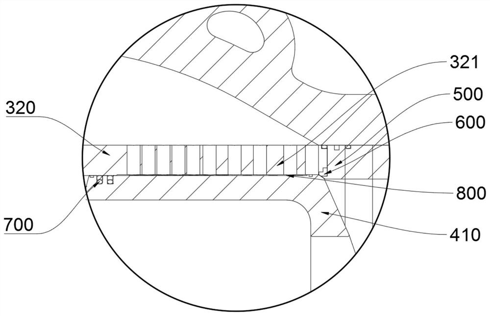 Axial flow type control valve with gear rack transmission belt pre-tightening valve seat structure