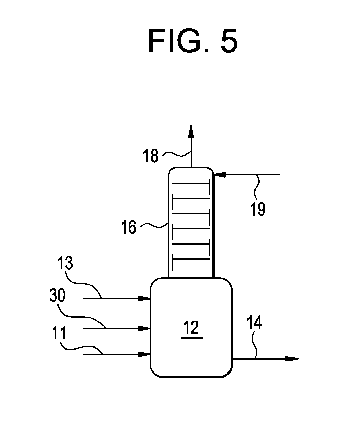 Process and apparatus for vapor phase purification during hydrochlorination of multi-hydroxylated aliphatic hydrocarbon compounds