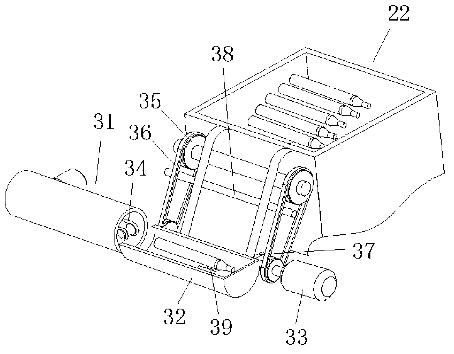 Double-head numerical control machine tool for processing shaft type parts