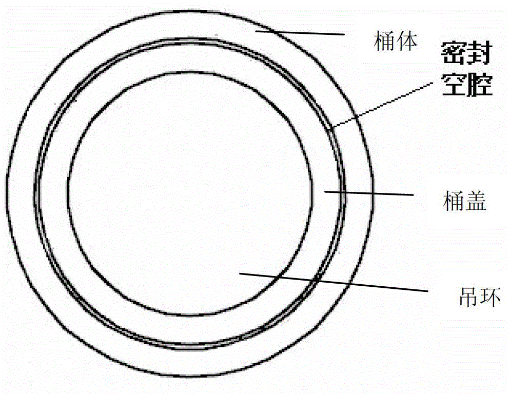 High-integrity container sealing material and its preparation method and application