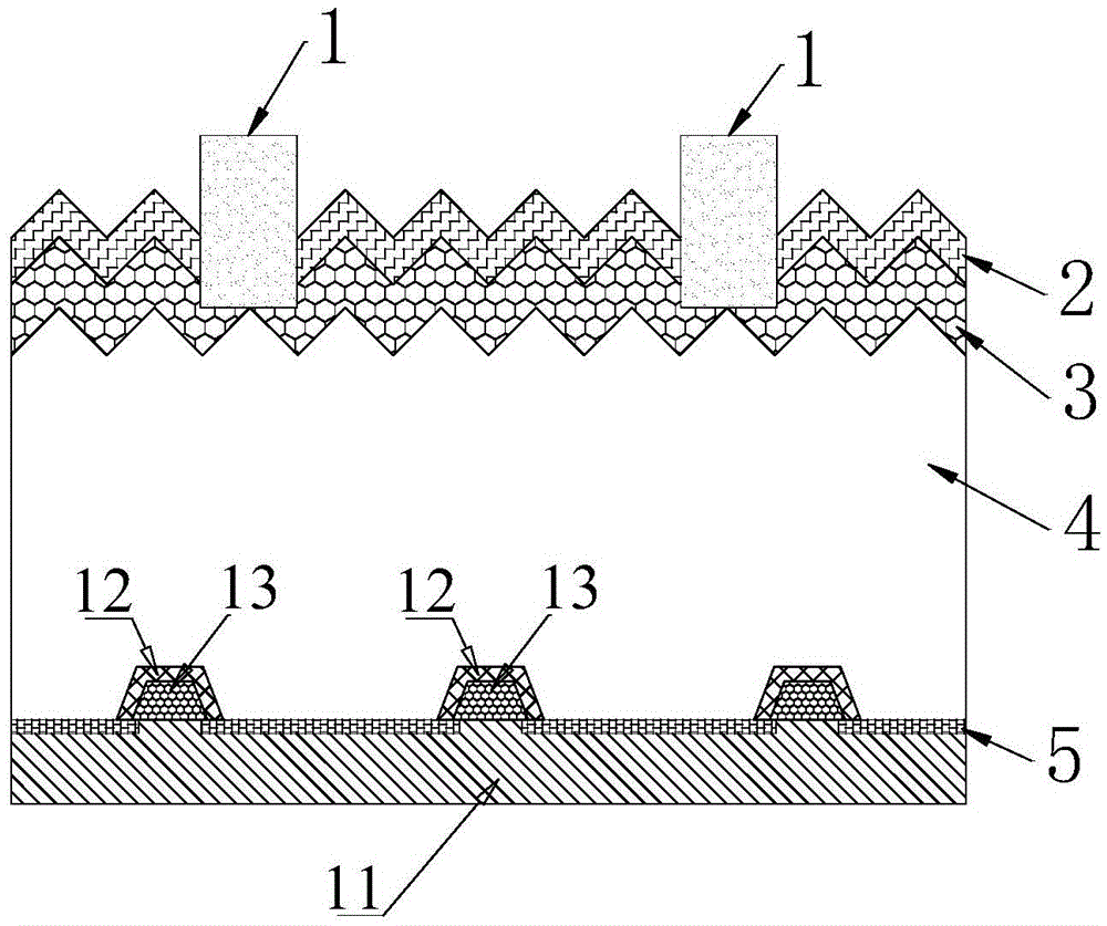 Deposition method of crystalline silicon battery back electrode, and obtained crystalline silicon battery