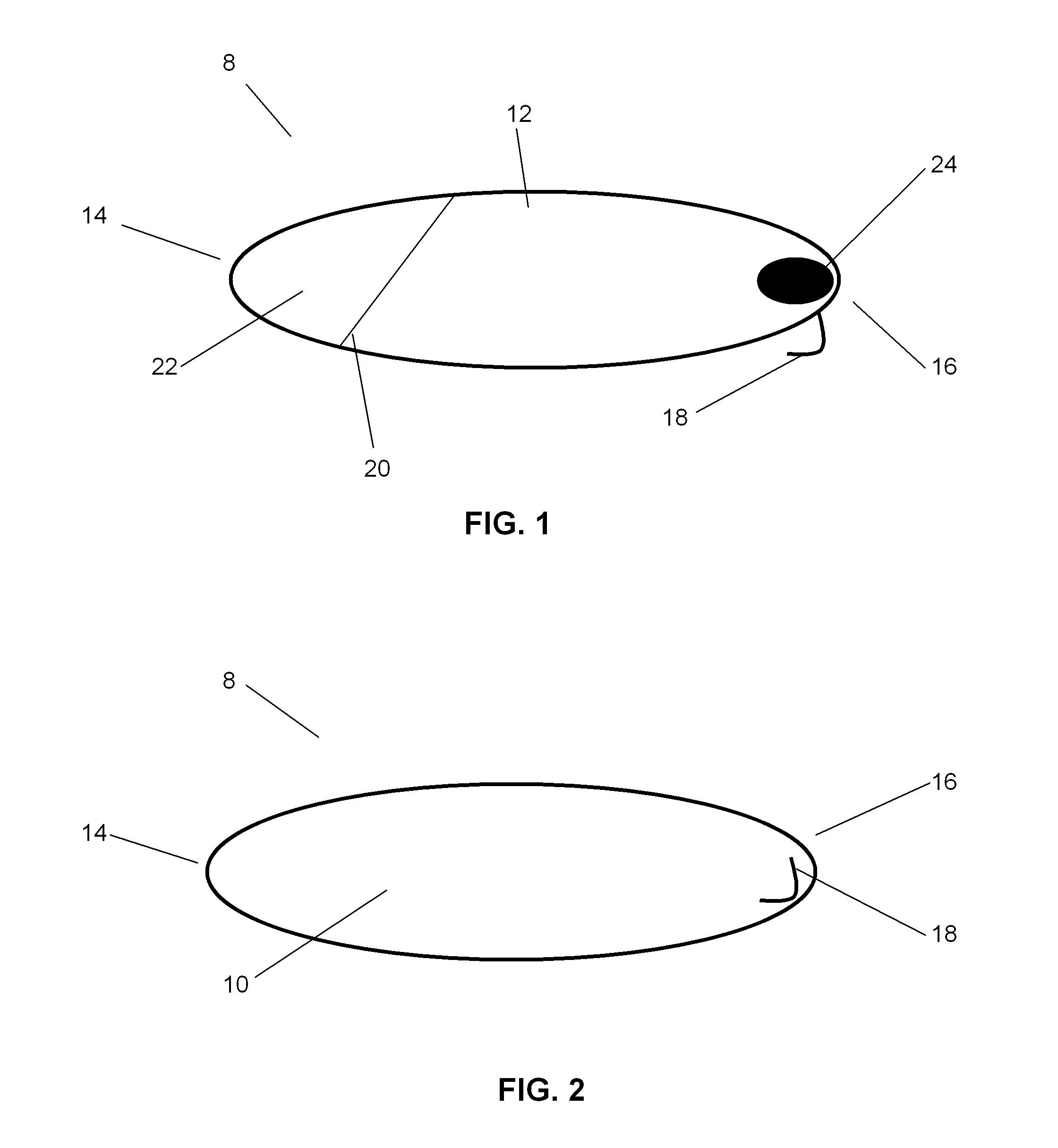 Toy flying disc with baffle