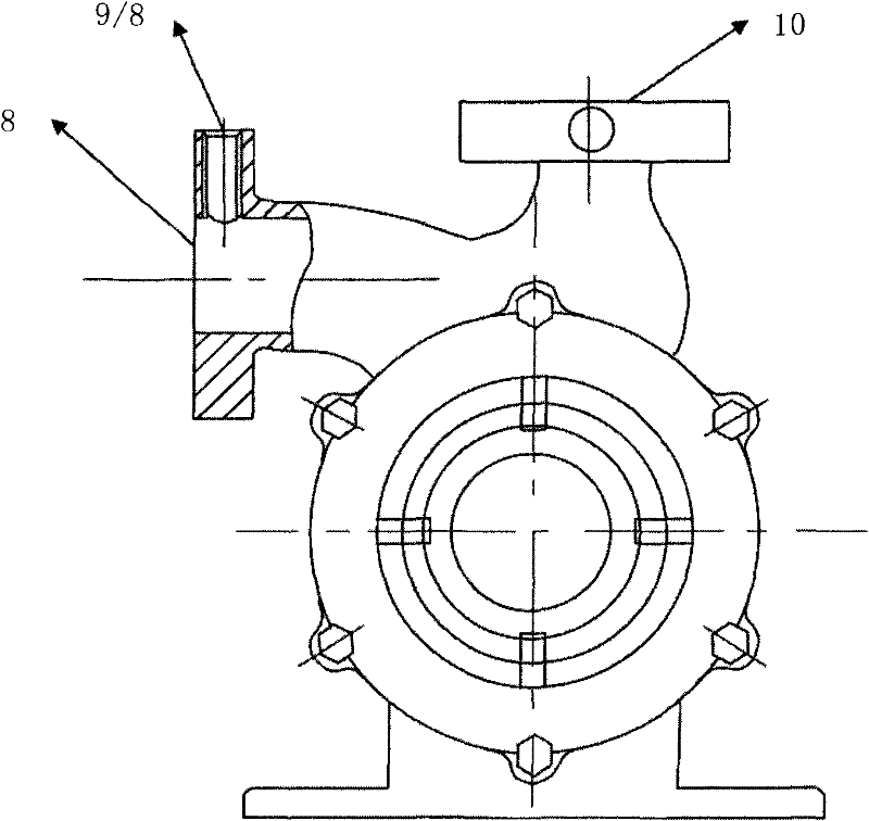 Circumferential direction mixer and gas-liquid/liquid-liquid mixing method using the same