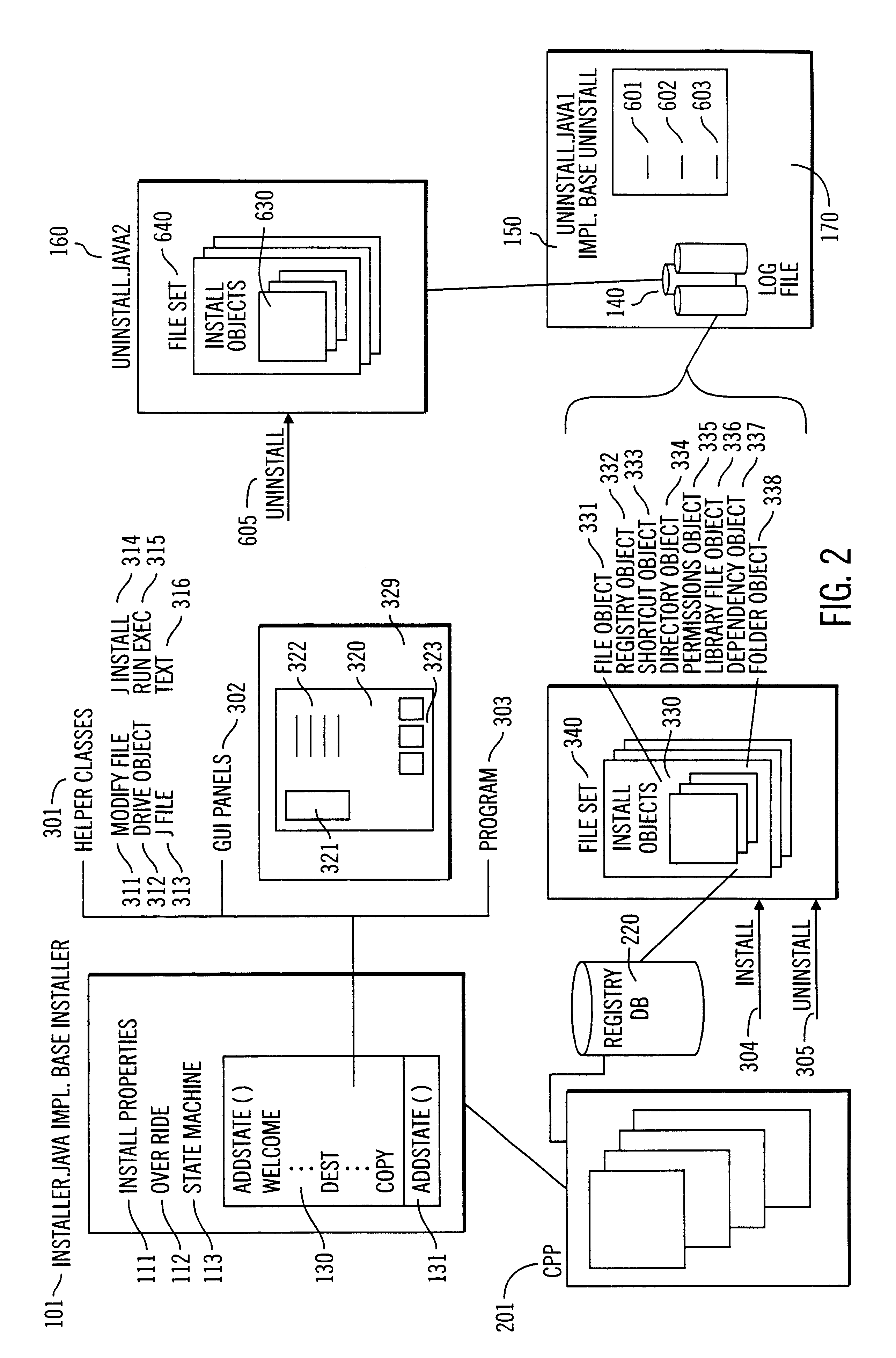 System, method, and program for performing program specific operations during the uninstallation of a computer program from a computer system