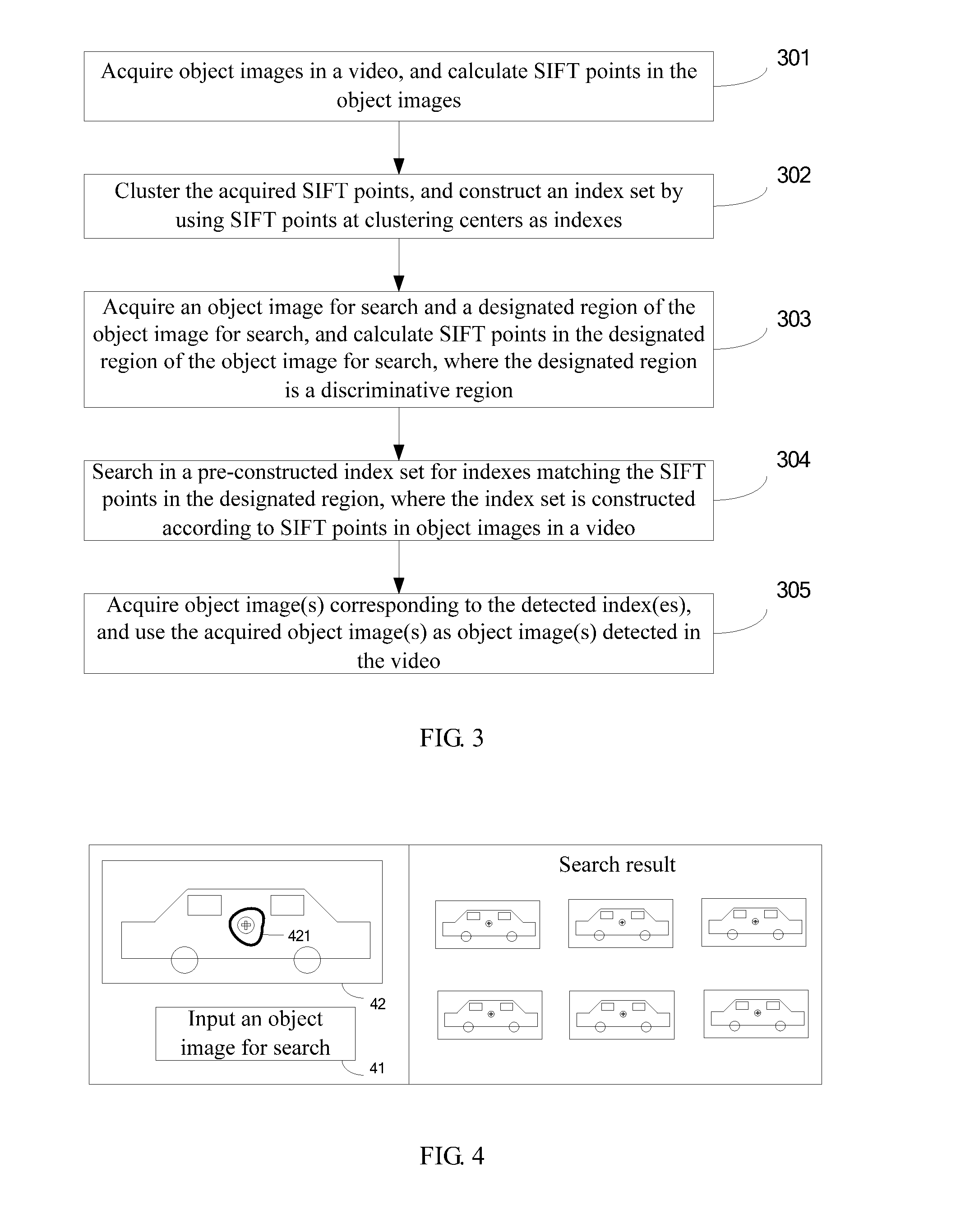 Object search method, search verification method and apparatuses thereof
