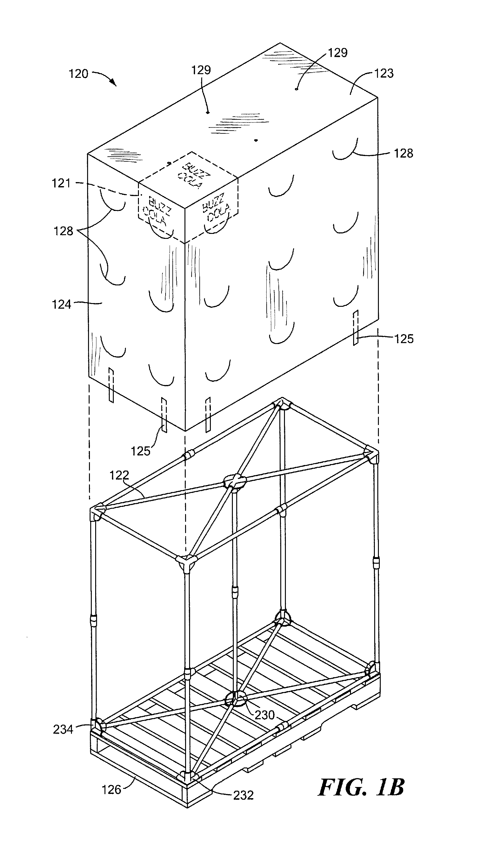 System and method for simulating goods in bulk