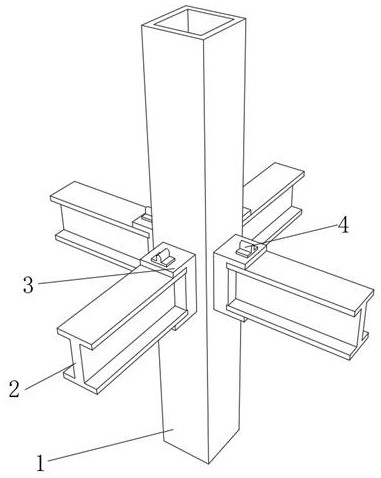 Steel structure butt joint positioning device for building construction