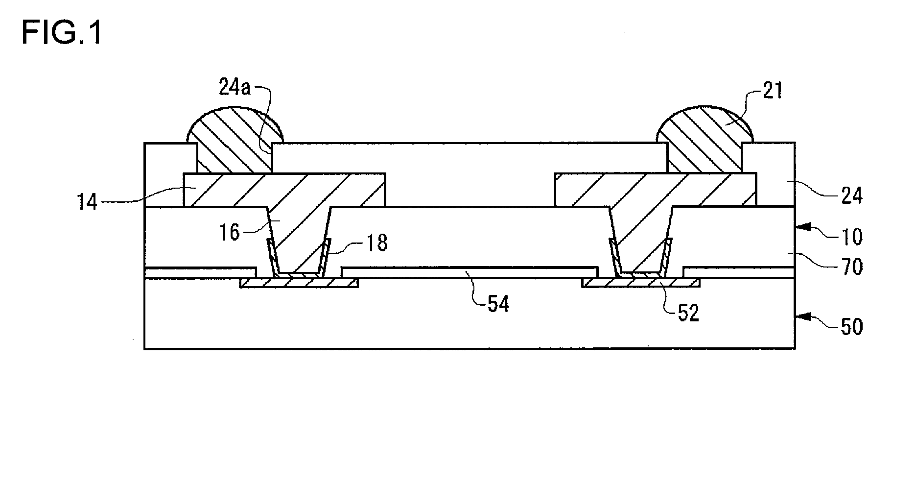 Board adapted to mount an electronic device, semiconductor module and manufacturing method therefore, and portable device