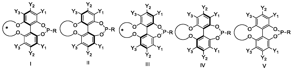 A kind of phosphoramidite ligand and its preparation method and application
