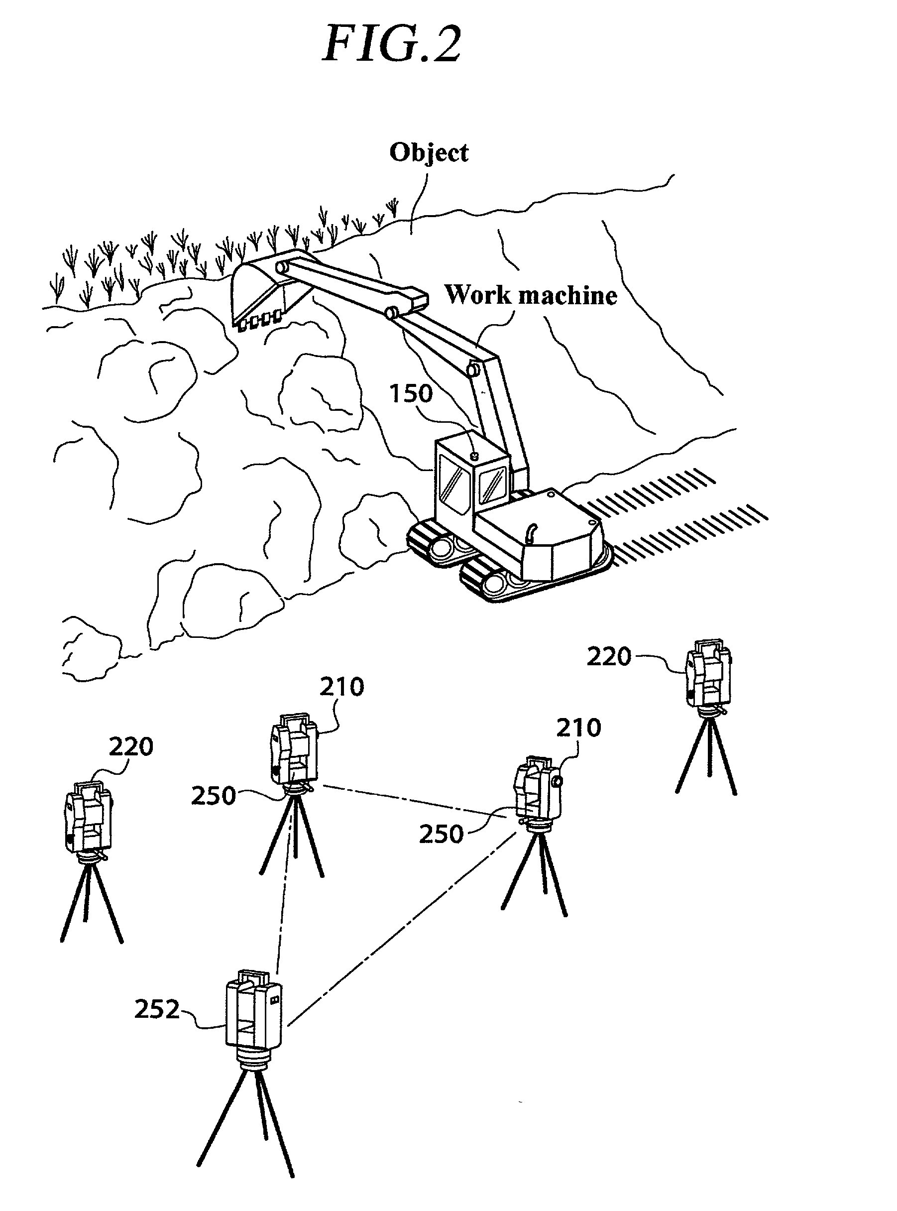 Image measurement and display device, image measurement and display system, construction management method, and construction status monitor system