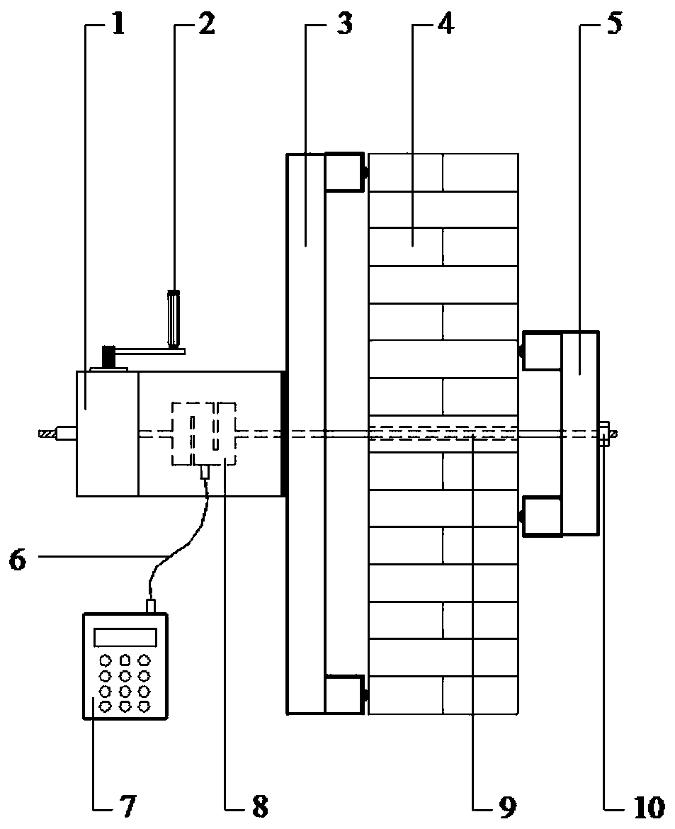 Tool type masonry flexural strength test lateral loading device