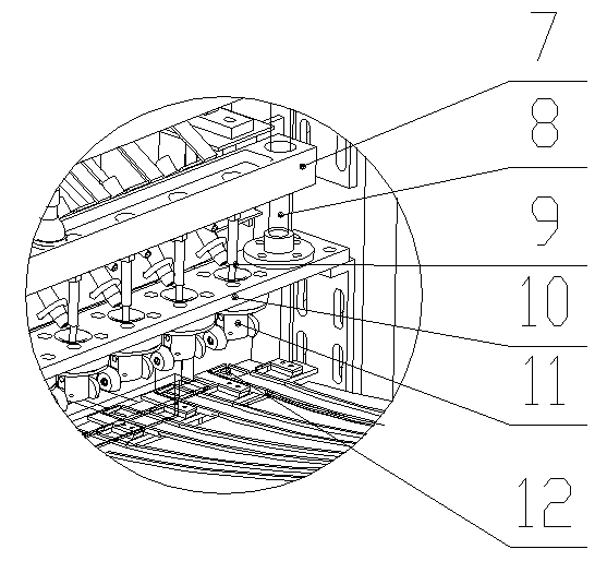 System for automatically assembling plastic cap and nail