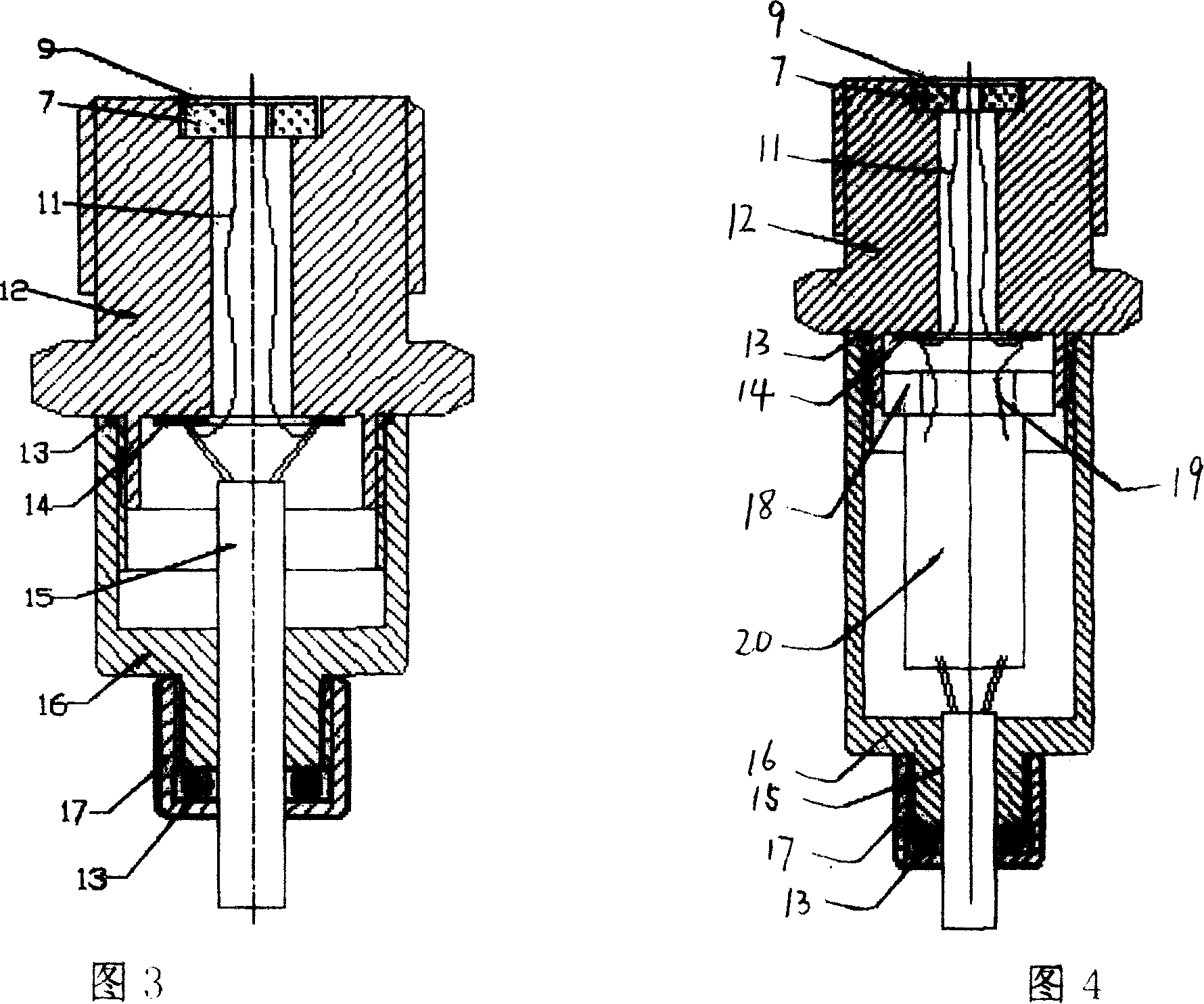 Piezoresistance type high-frequency dynamic high voltage sensing device