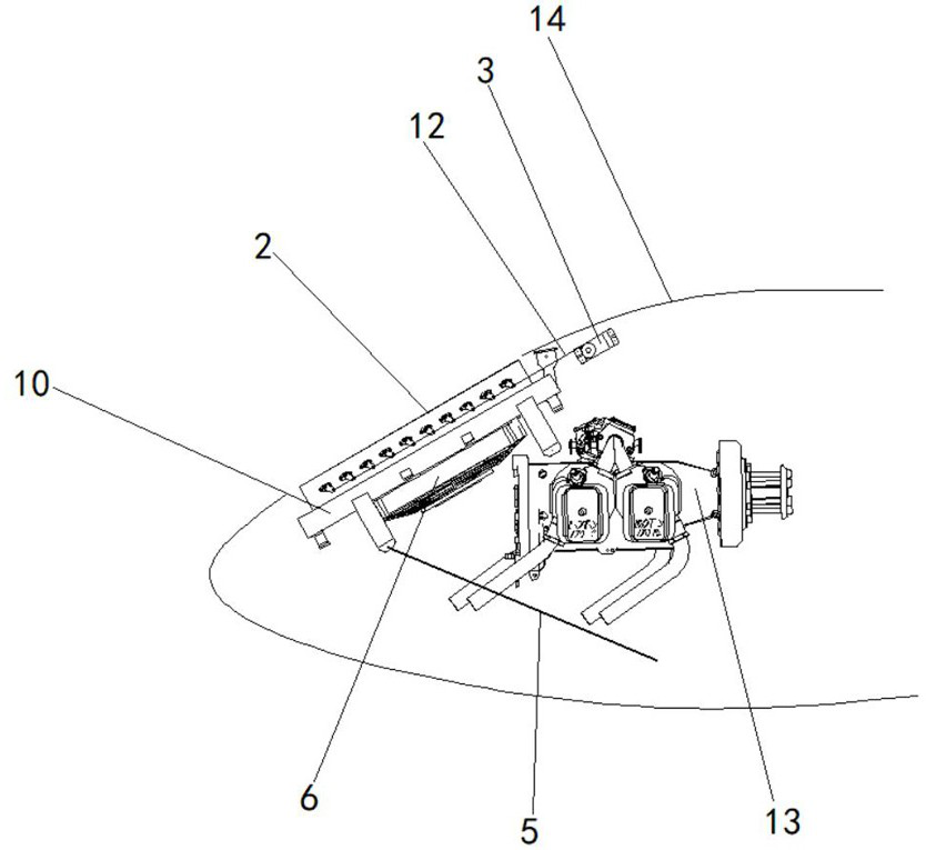 Intelligent temperature control system of UAV engine and its realization method