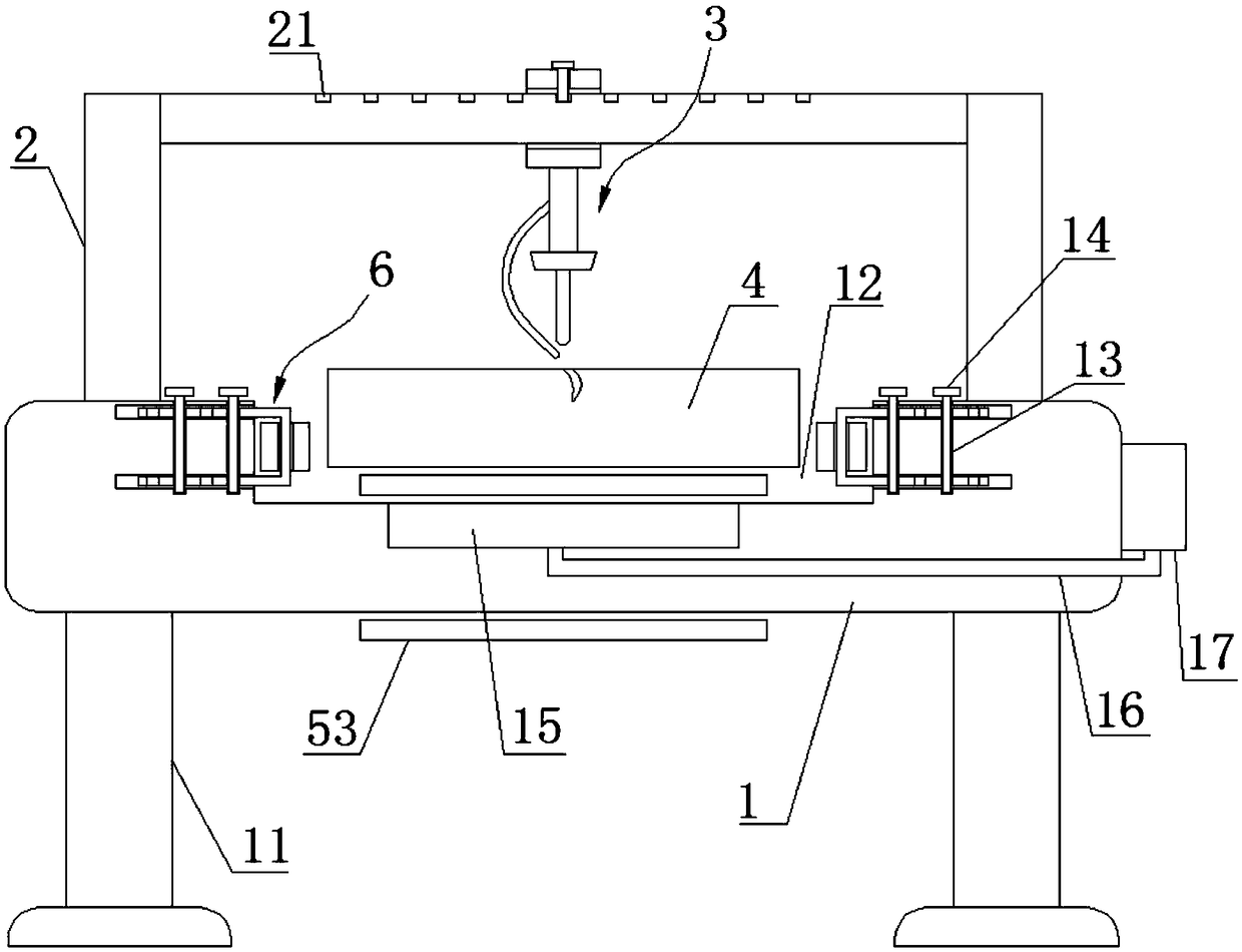 Adjustable automatic welding device for machining