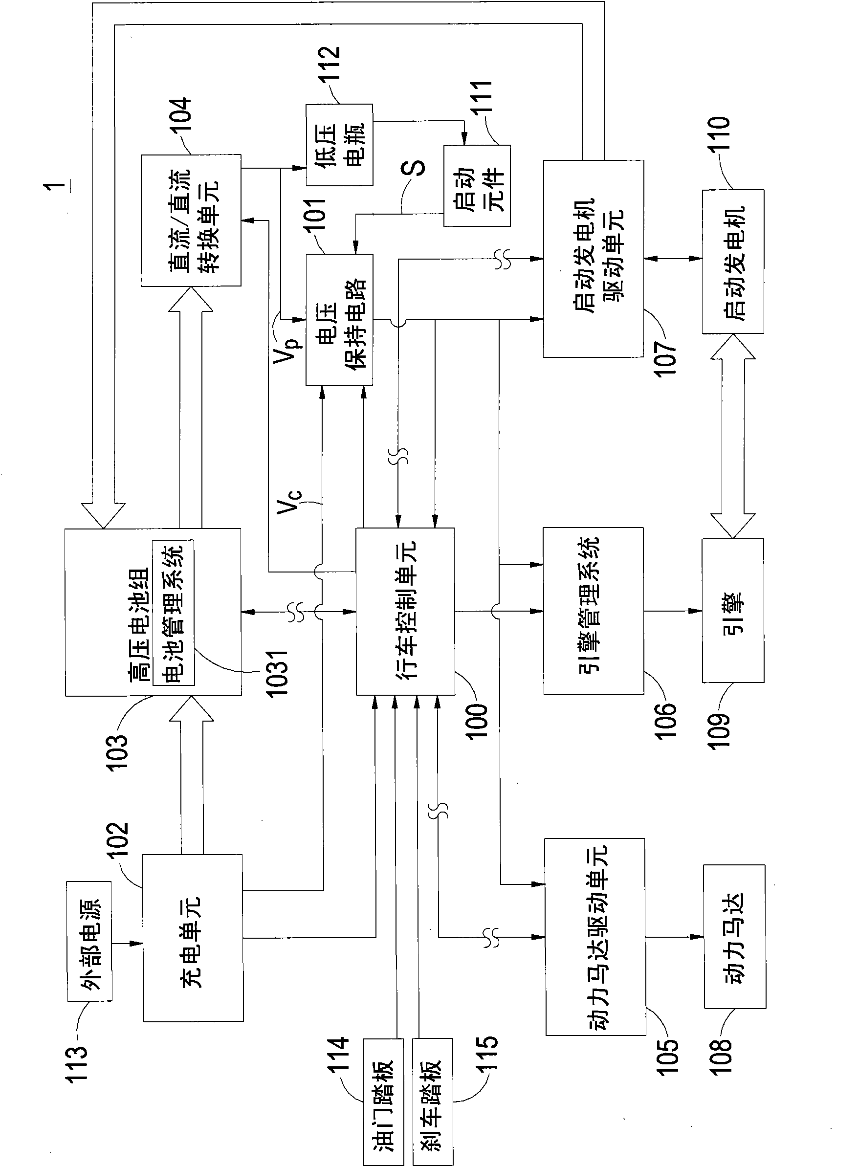 Voltage holding circuit and applicable vehicle device thereof