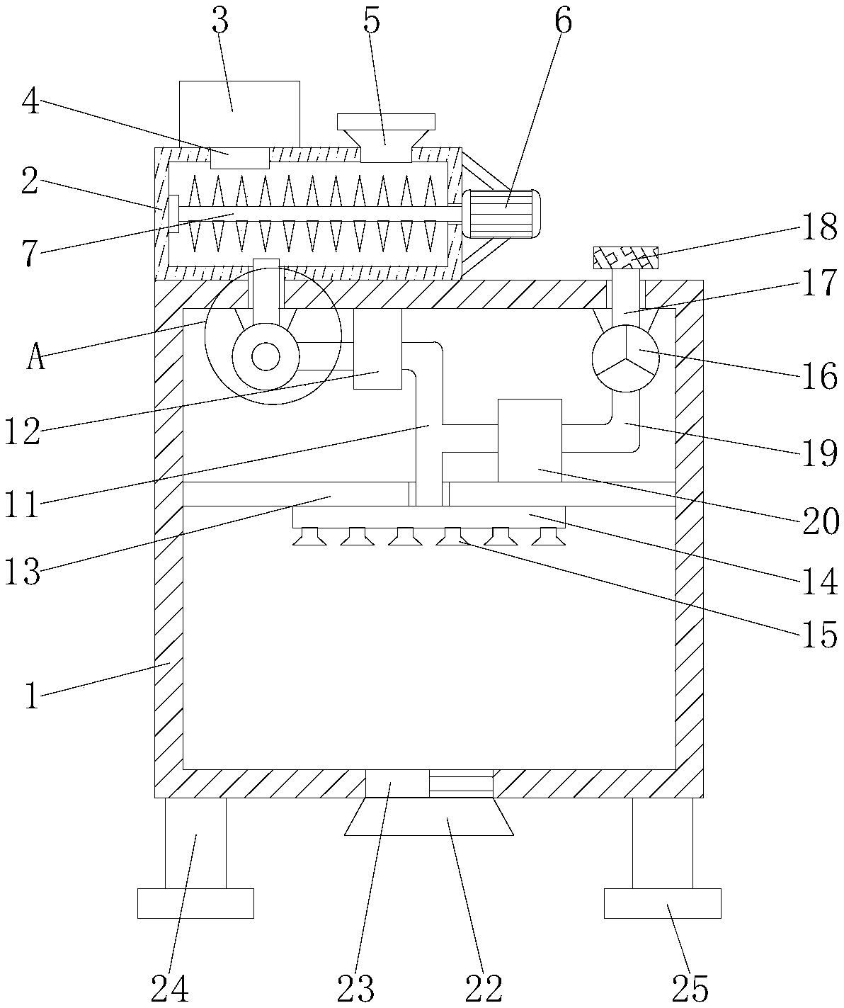 Bacillus drying device