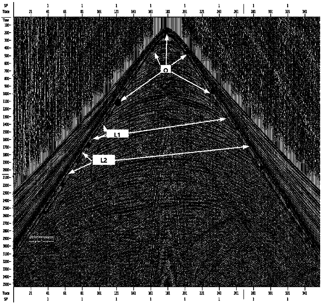 Method and device for first arrival calculation of submarine cable seismic data