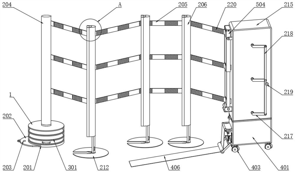 Comprehensive warning device for road traffic