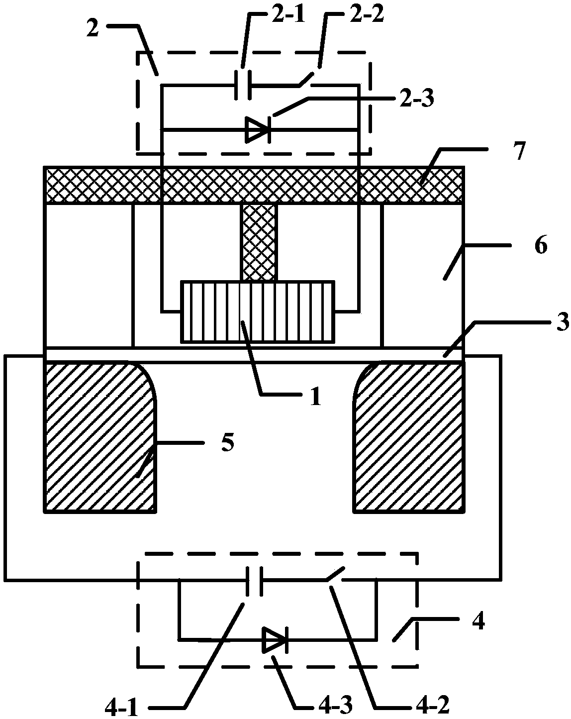 Electromagnetic pulse forming device and method for sheet metal