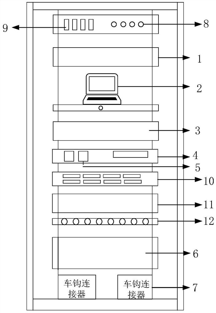 Crh5 EMU reconnection simulation debugging device