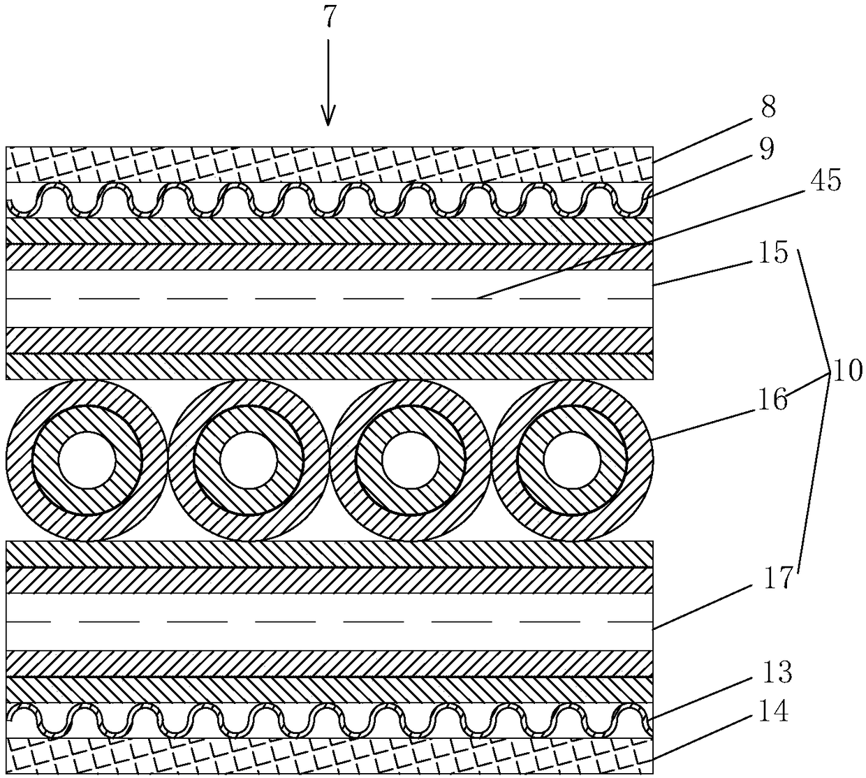 Printing linkage poor adhesion discharging system