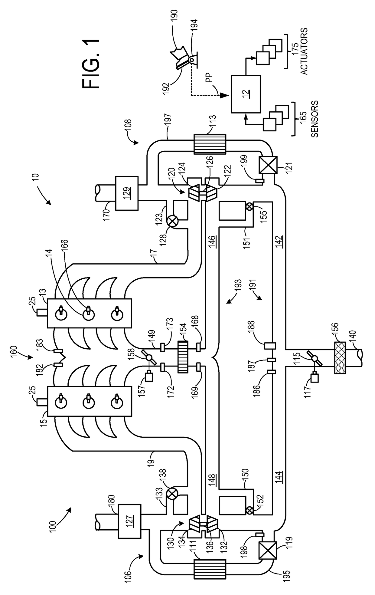 Methods and systems for low-pressure exhaust gas recirculation