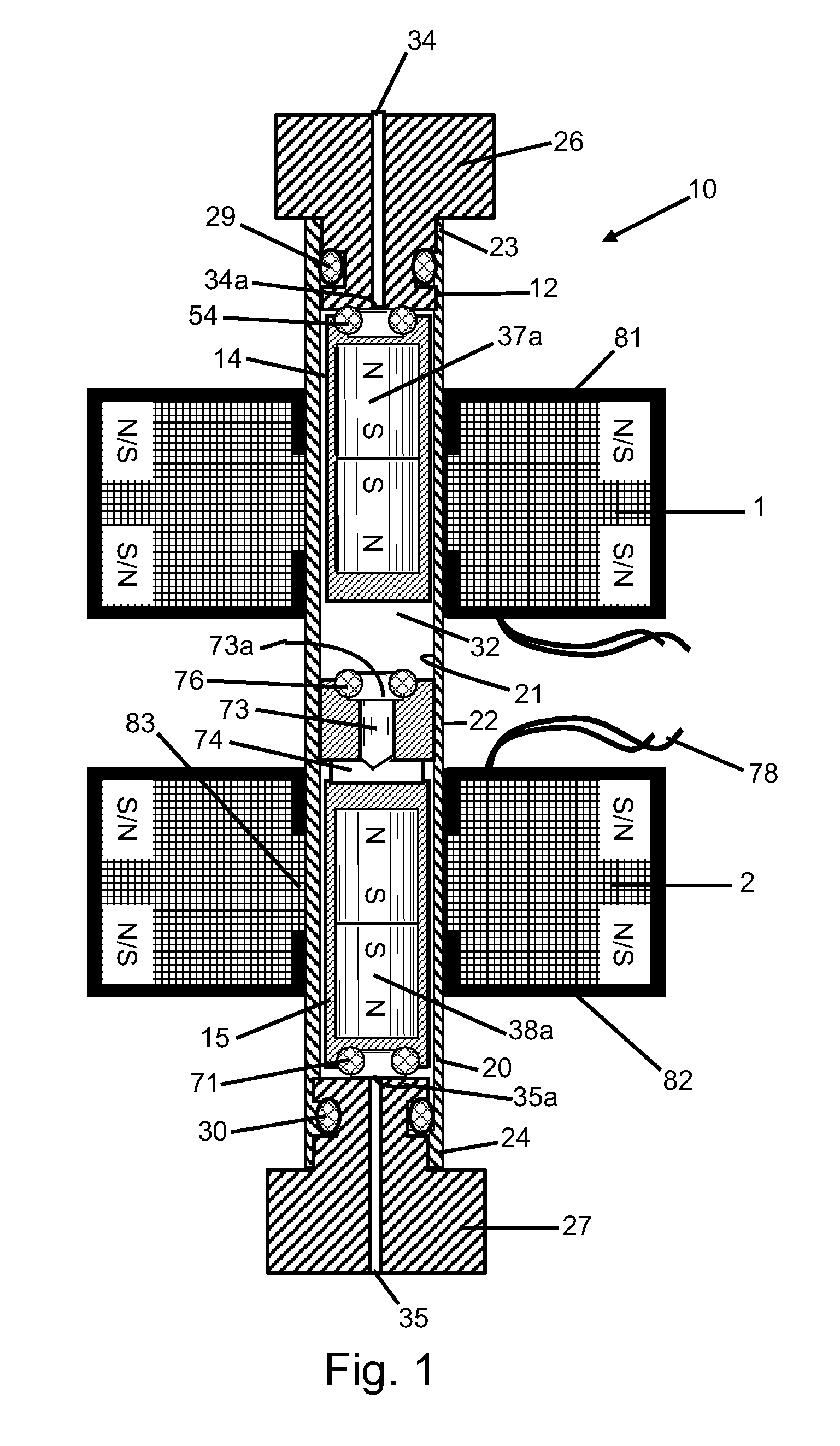 Magnetic reciprocating pump