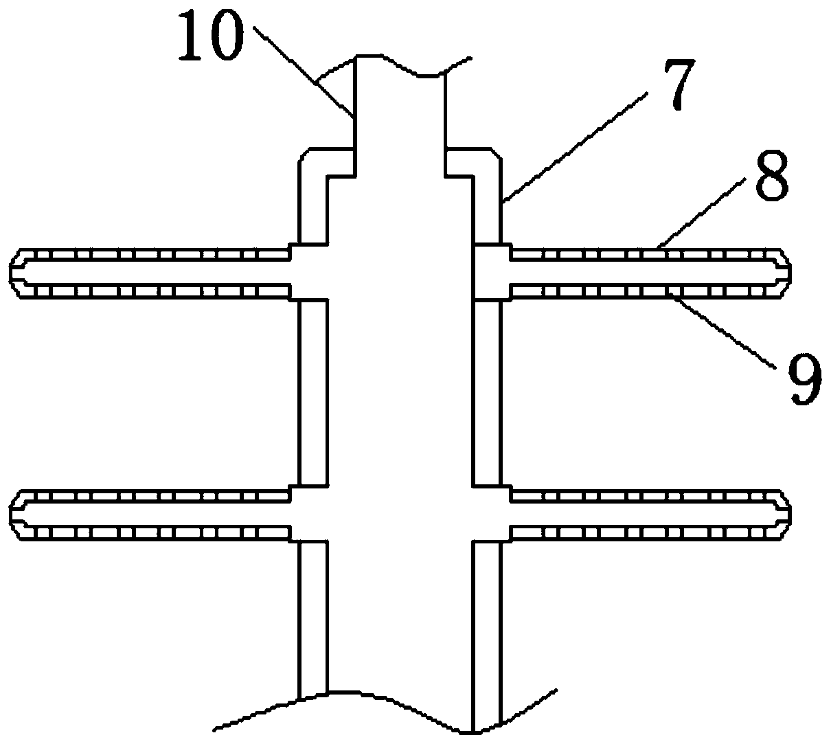 Coal briquette sorting device capable of removing impurities for coal mine processing