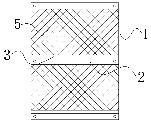 Back-attached heat-insulation plate structure